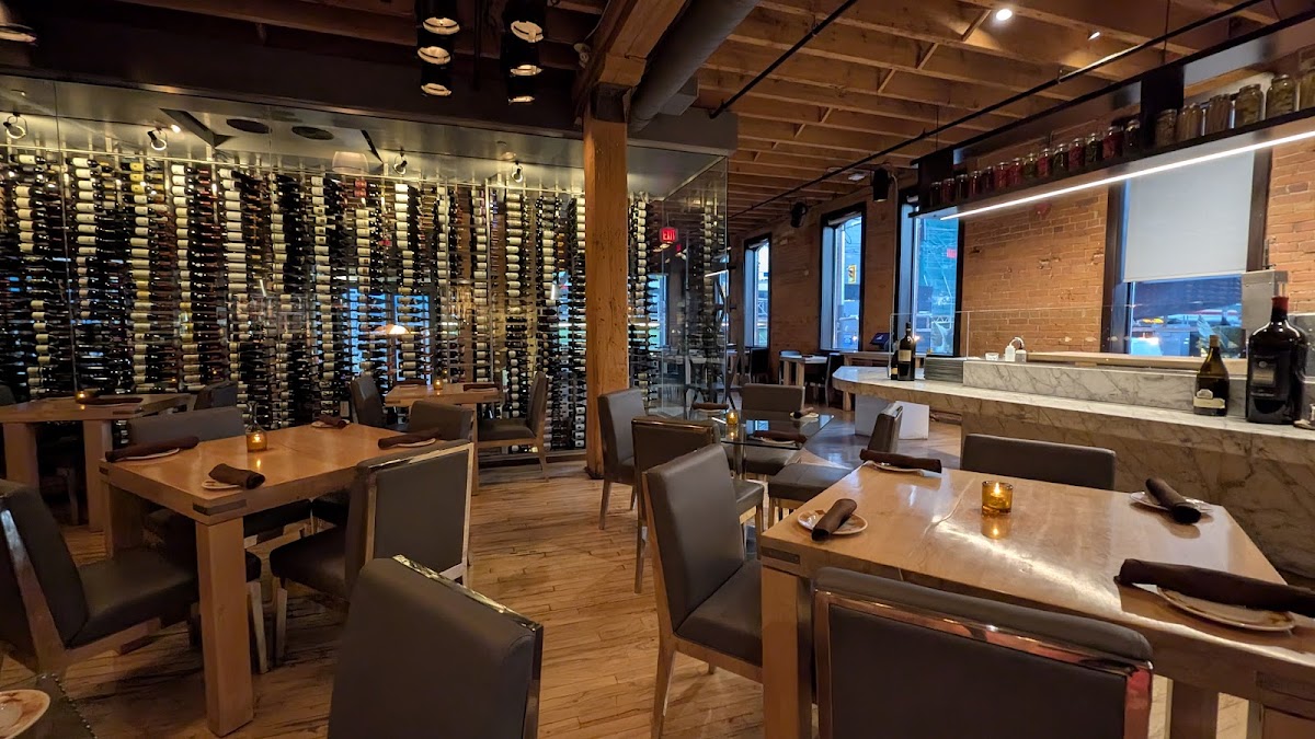 Interior of Cibo Wine Bar King West